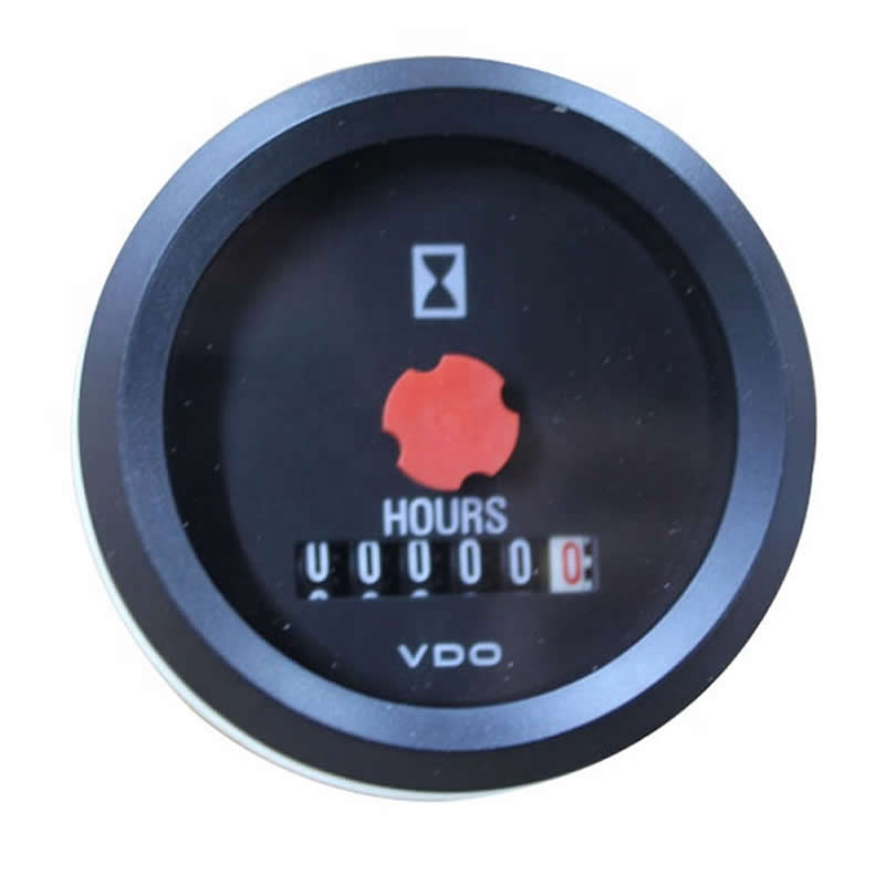 vdo electronic hourmeter gauge